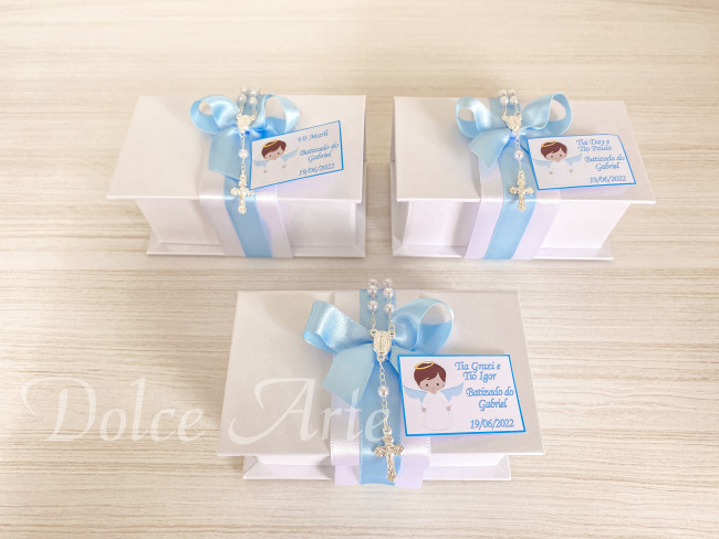 Caixa personalizada com 2 Bem Batizados