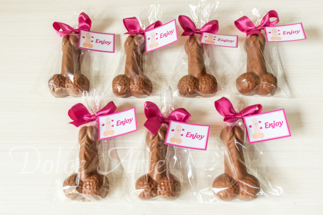 Chocolate para lembrança de despedida de solteiro