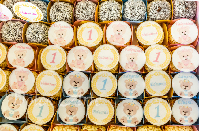 Doces decorados Ursinhos Realeza