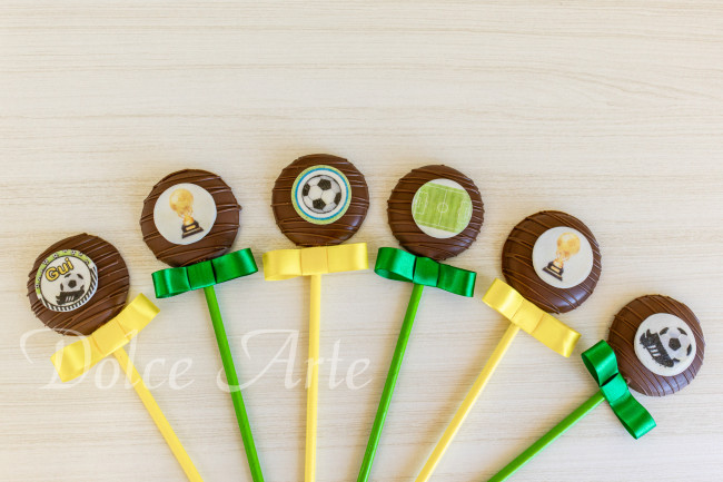 Chocolate com pastilha de açúcar Futebol