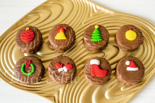 Pães de mel decorados Natal