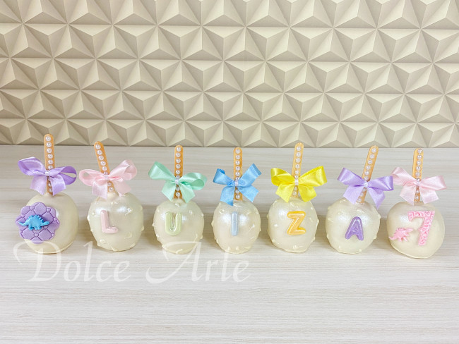 Maçãs de Chocolate Personalizadas Dinossauros