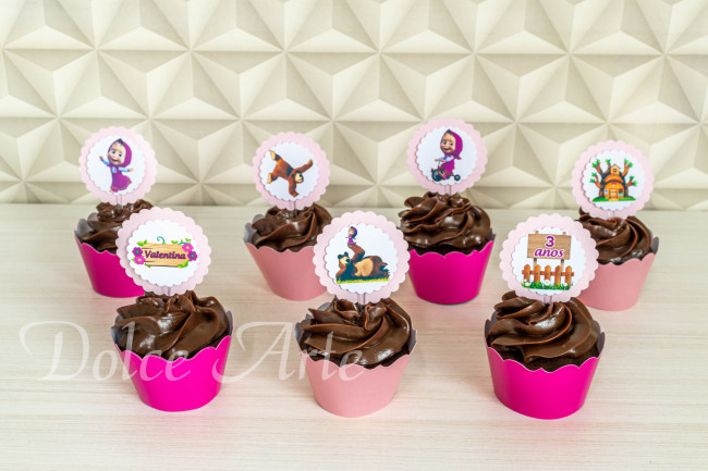 Cupcakes Masha e o Urso