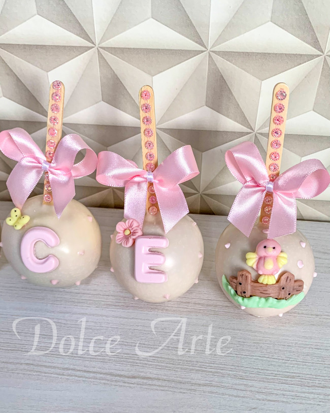 Maçãs decoradas Jardim