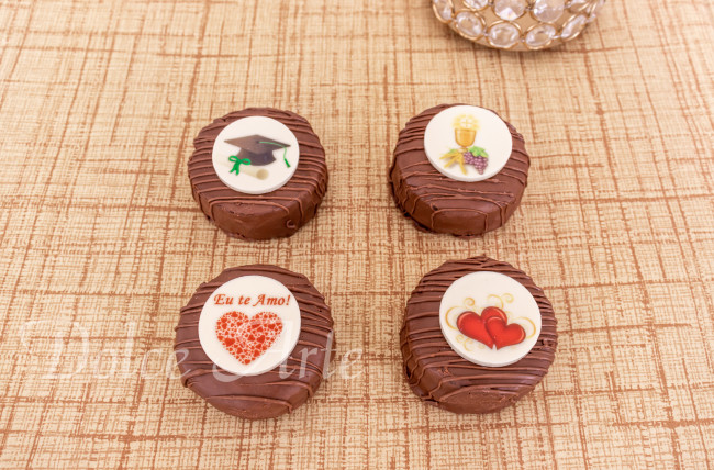 Pães de Mel Decorados Pastilha de Chocolate