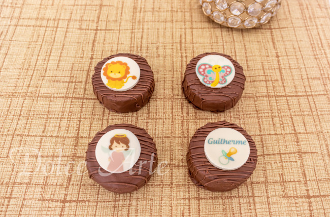 Pães de Mel Decorados Pastilha de Chocolate