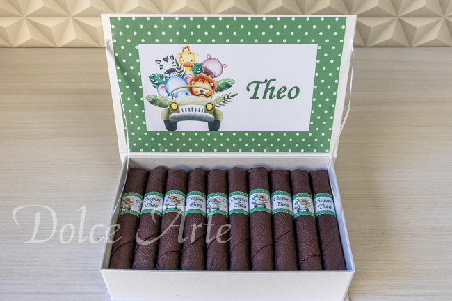 Caixa personalizada com 20 charutos