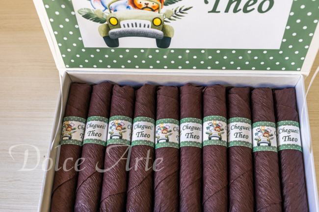 Caixa personalizada com 20 charutos