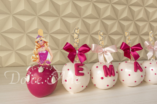 Maçã de Chocolate Barbie