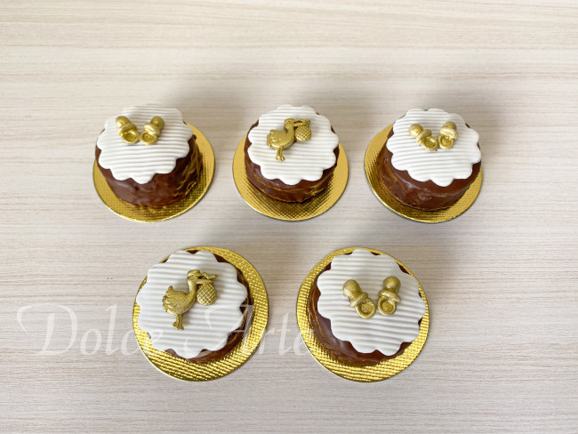 Pão de mel decorado para Nascimento / Chá de bebê