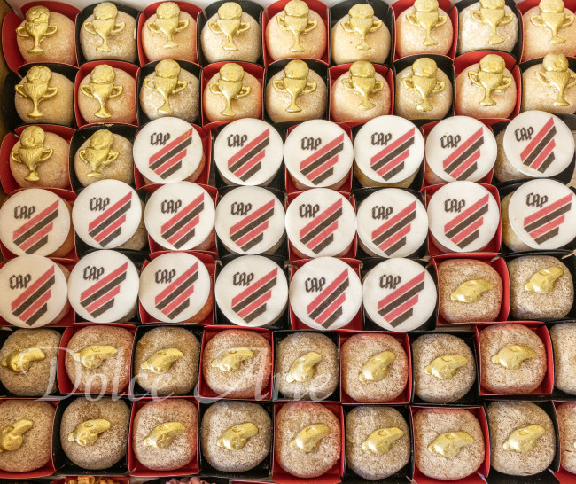 Doces decorados Futebol