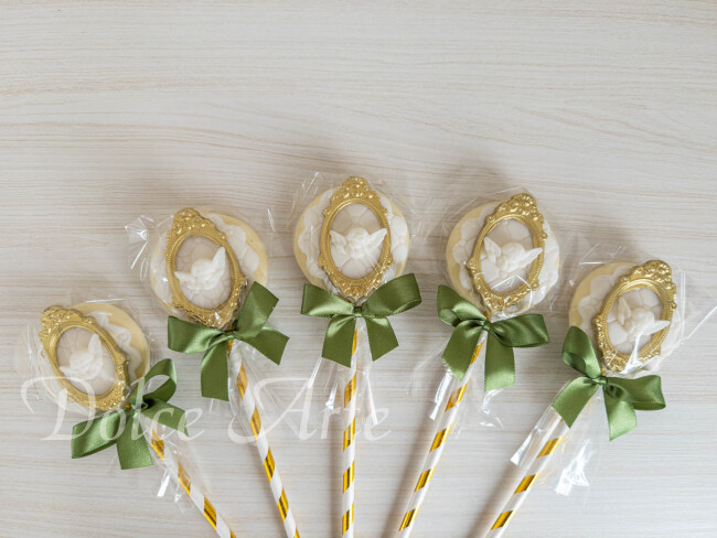 Pirulito de Chocolate Personalizado Batizado