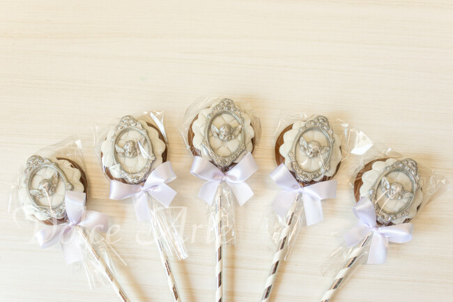 Pirulito de Chocolate Personalizado Batizado