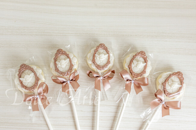 Pirulito de Chocolate Personalizado Batizado