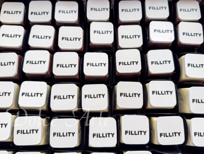 Bombons Decorados Corporativos, personalizados com pastilha de chocolate com a logo da empresa