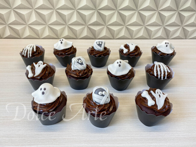 Cupcakes decorados Halloween