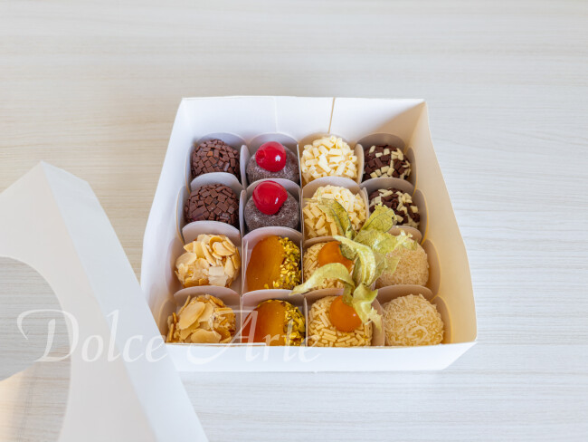 Caixas de Visor com 16 doces