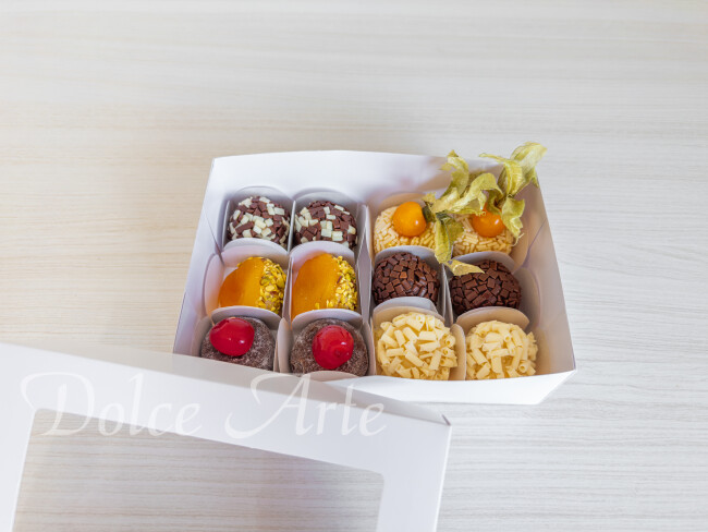 Caixas de Visor com 12 doces