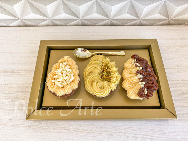 Trio de Mini Ovos recheados Páscoa