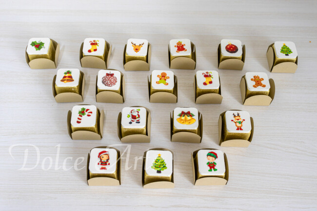 Bombons Decorados Natal