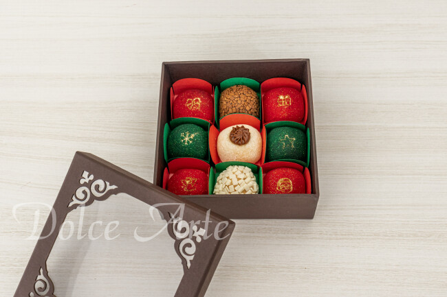 Caixa especial com 9 doces Natal