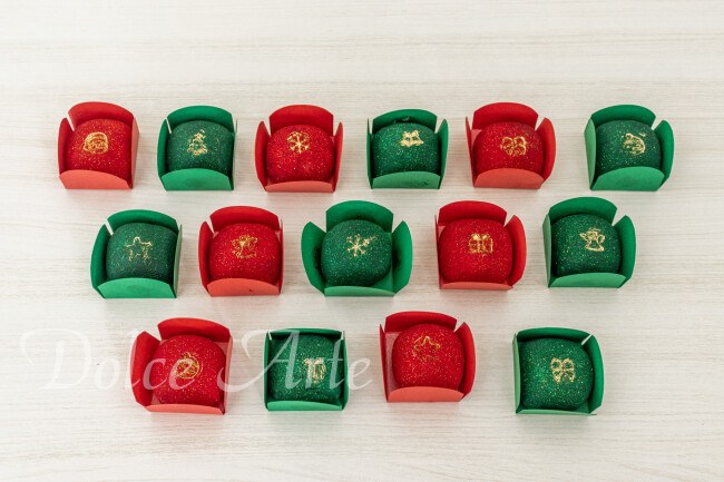 Doces decorados Natal