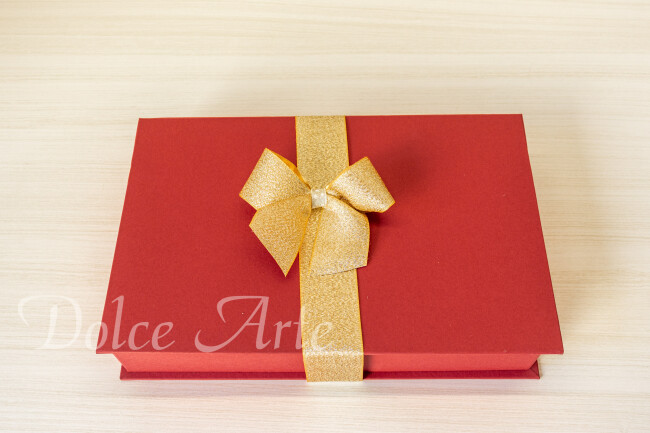 Calendário do Advento com bombons e mensagens