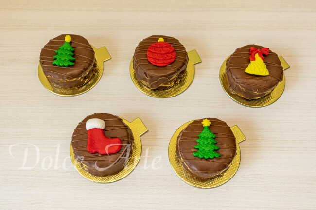 Pães de mel decorados Natal