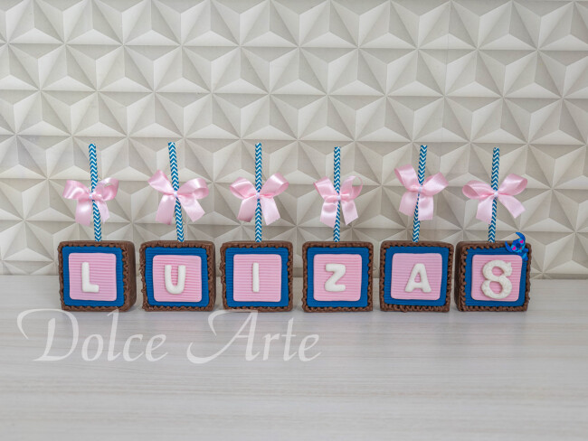 Pães de mel no palito Stitch