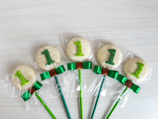 Pirulito de Chocolate com Número