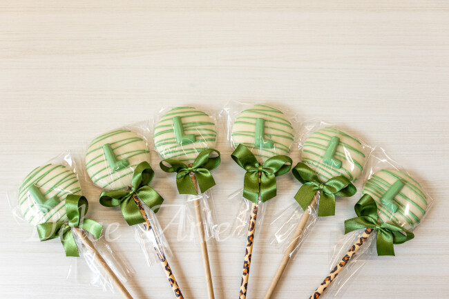 Pirulito de Chocolate com Inicial