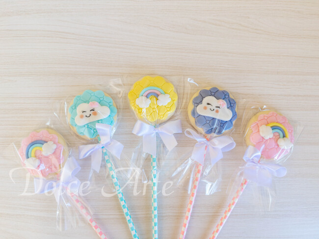 Pirulitos de chocolate Chuva de Amor