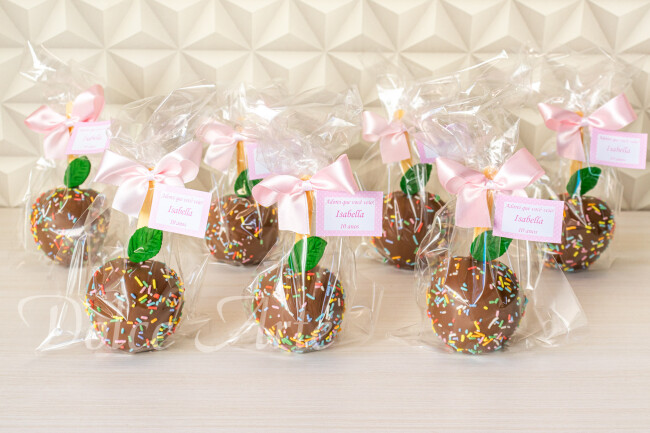 Maçãs de Chocolate