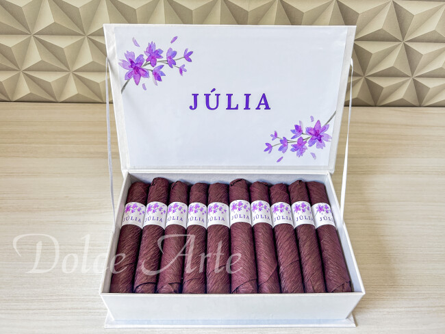 Caixa personalizada com 20 charutos