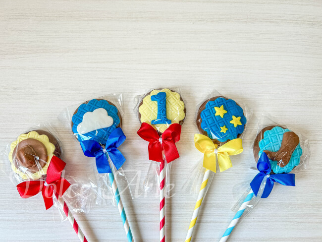 Pirulitos de Chocolate decorados Toy Story