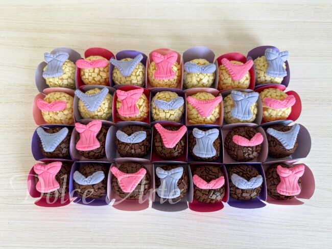 Doces decorados Chá de Lingerie